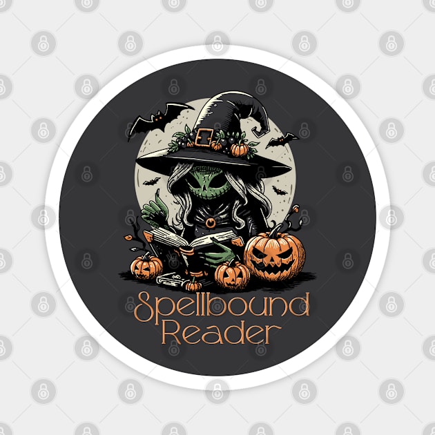 Spellbound Reader Witch Magnet by H. R. Sinclair